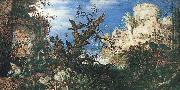 SAVERY, Roelandt Landscape with Birds oil on canvas